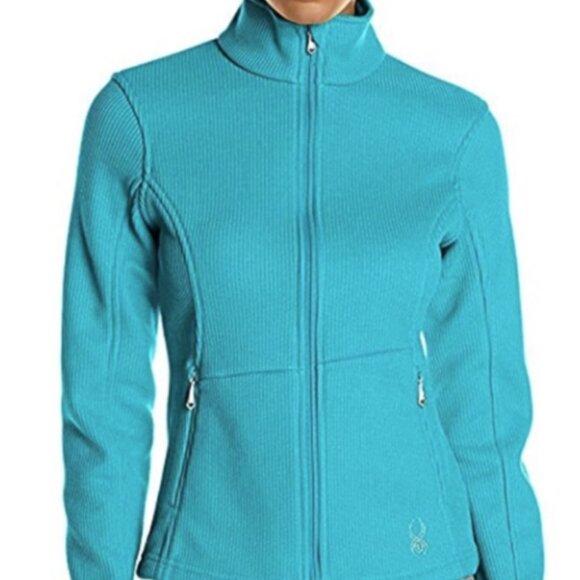 Spyder Core Aqua sweater jacket M - Picture 1 of 3